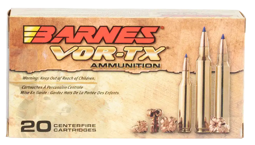 Barnes Bullets VOR-TX 308 Win 130 Gr Tipped TSX Boat-Tail 20/Box