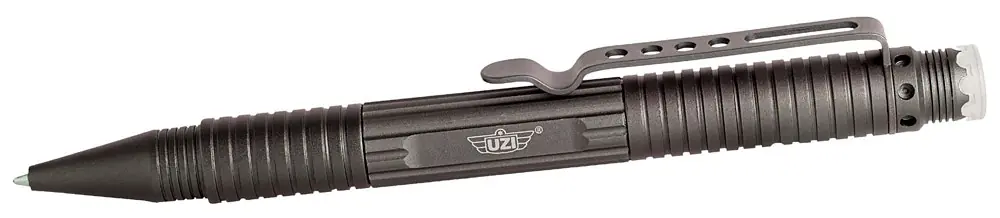 Uzi Accessories Defender Tactical Pen Gun Metal Aluminum 6.10" UZITACPEN1GM